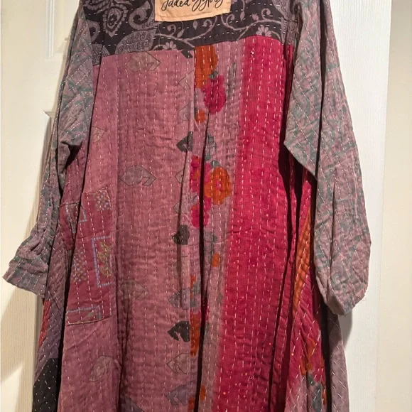 NWT Multicolor Boho Dress/Shirt - Picture 12 of 13